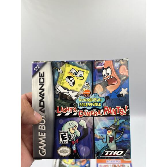 SpongeBob Squarepants: Lights, Camera, Pants! GBA Complete CIB Great Condition! - Picture 10 of 15